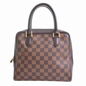 Louis Vuitton Damier Ebene Brera 2Way Handbag Brown